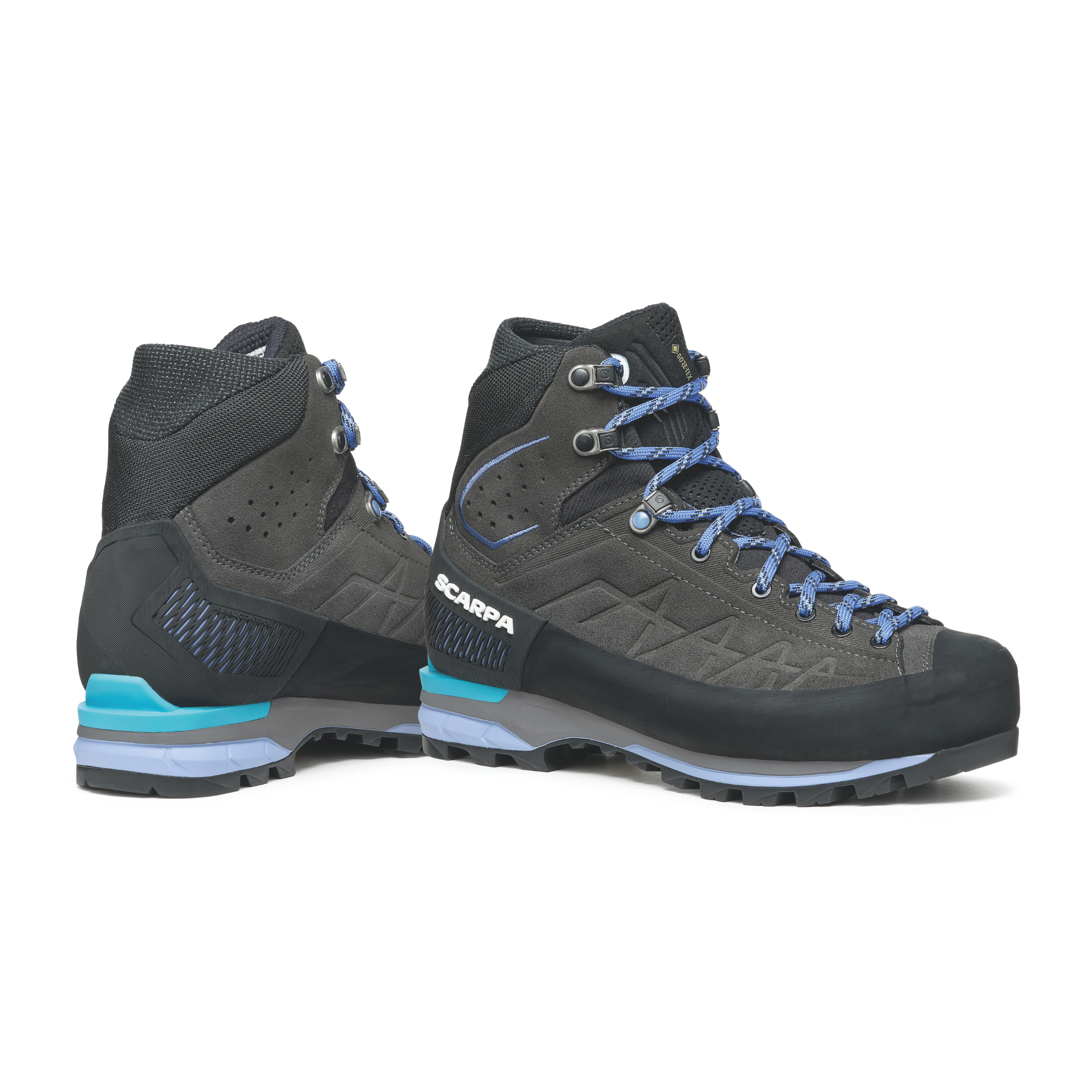 Scarpa Women's Zodiac Tech Gore-Tex Mountaineering Boots (Anthracite/Lavender)