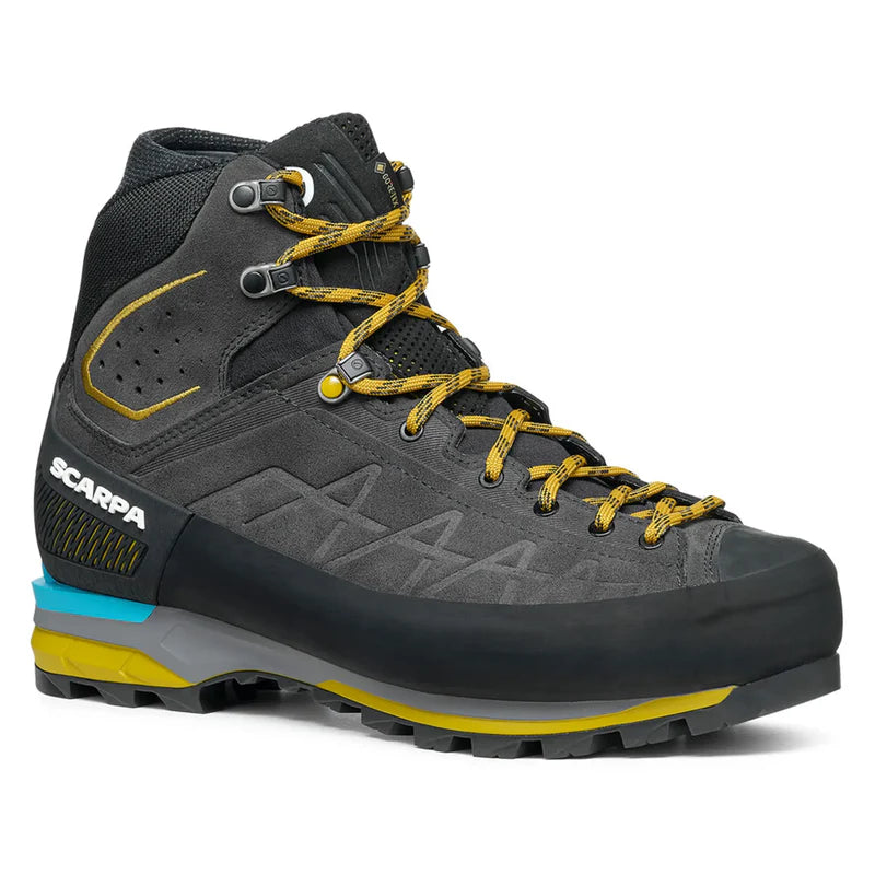 Scarpa Men's Zodiac Tech Gore-Tex Mountaineering Boots (Anthracite/Sulpher)