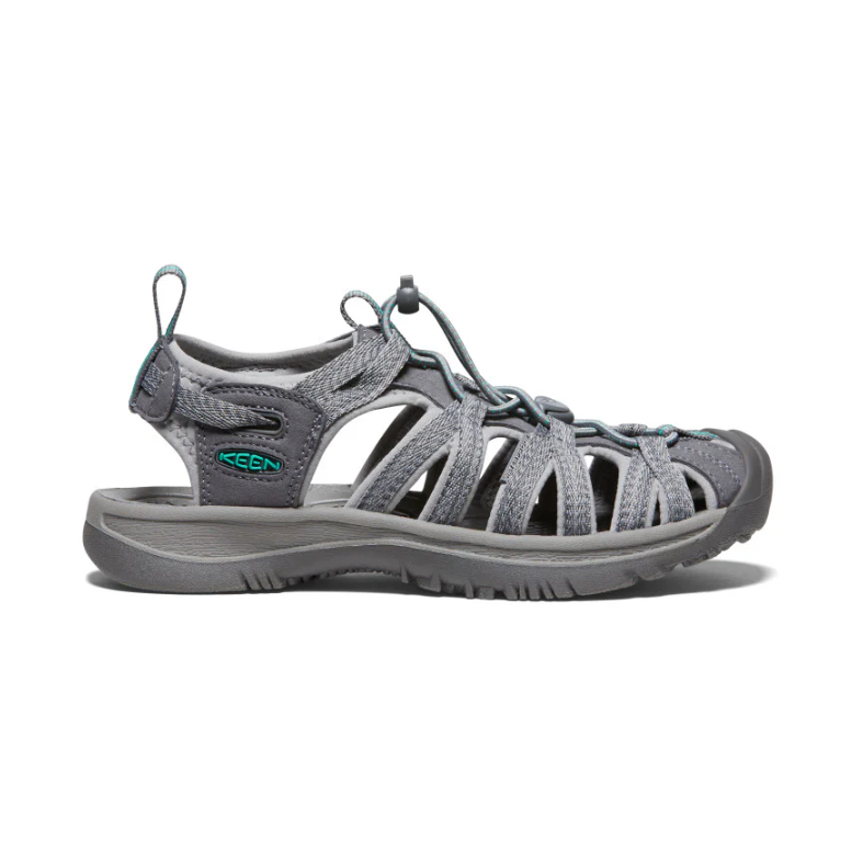 Keen Women s Whisper Closed Toe Sandals WIDE FIT Medium Grey Peacoc Landers Outdoor World Ireland s Adventure Outdoor Store