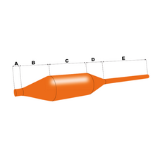 Load image into Gallery viewer, Secura Weight Foward Flyline (WF4F/25m)(Hi-Vis Orange)
