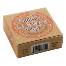 Load image into Gallery viewer, SexWax Quick Humps Surf Wax (Orange)(Firm - Mid Cool to Warm)
