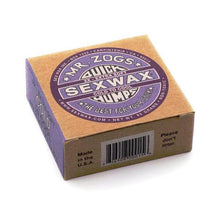 Load image into Gallery viewer, SexWax Quick Humps Surf Wax (Purple)(Extra Soft - X-Cold to Cold)
