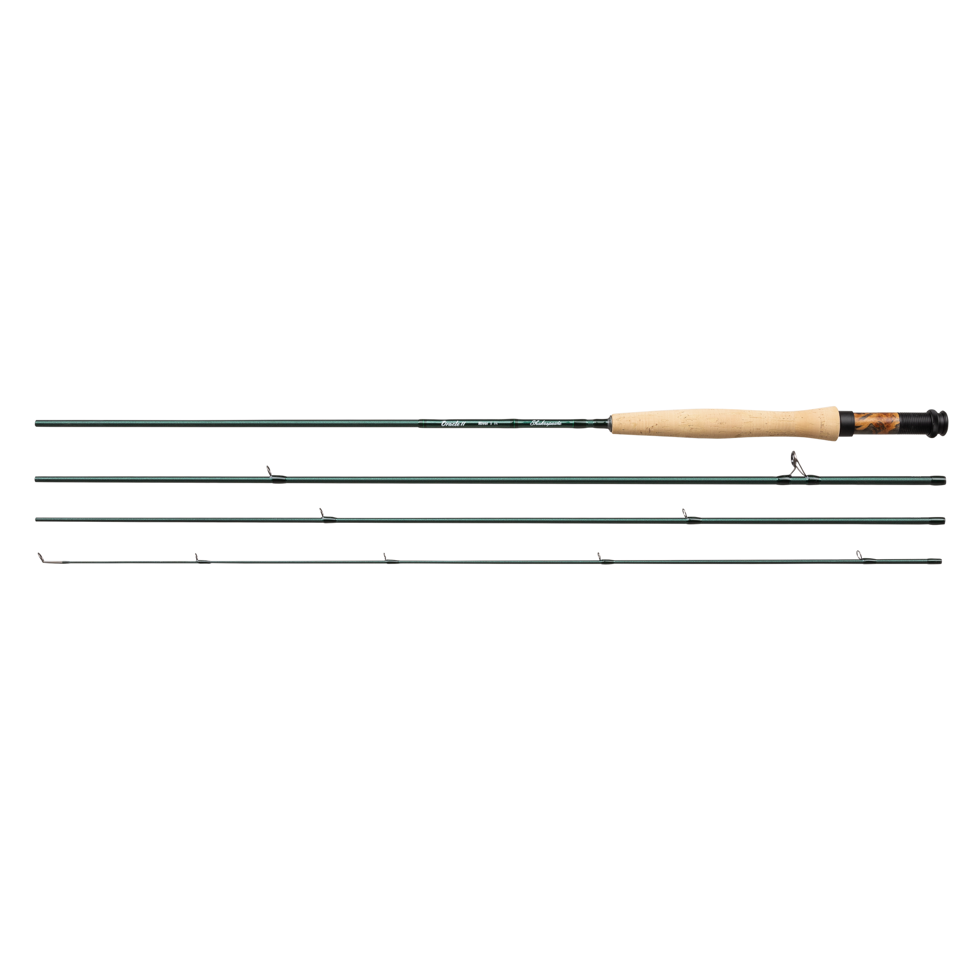 Shakespeare 10ft/3m Oracle II River 4 Section Fly Fishing Rod (#4)