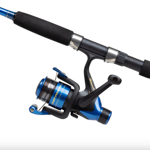 Shakespeare 9ft/2.7m Firebird 2 Section Spinning Rod + Reel + Line Combo (20-80g)(3000-RD)