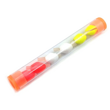 Load image into Gallery viewer, Sharpes Fly Fishing Foam Strike Indicators (Small)(Red/White/Yellow)(6 Pack)
