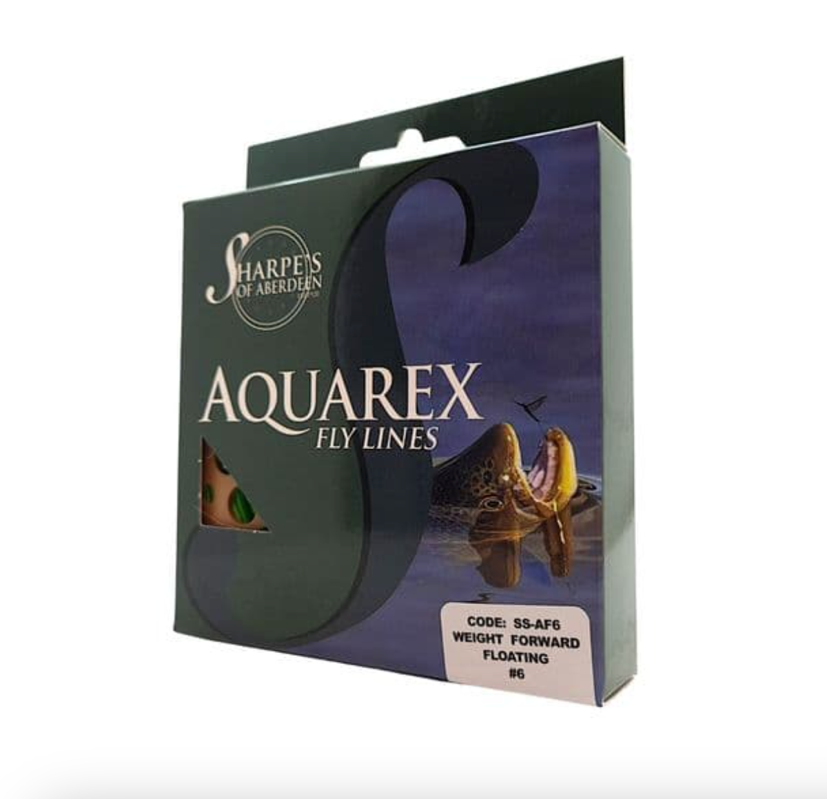 Sharpes of Aberdeen Aquarex Weight Forward Floating Fly Line (#6/100ft)(Green)