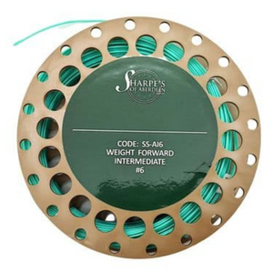 Sharpes Aquarex Weight Forward Intermediate Midge Tip Fly Line (#7/100ft)(Green)