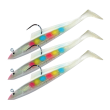 Load image into Gallery viewer, Sidewinder Sandeel Lure (6in/25g)(Candy King)(3 Pack)
