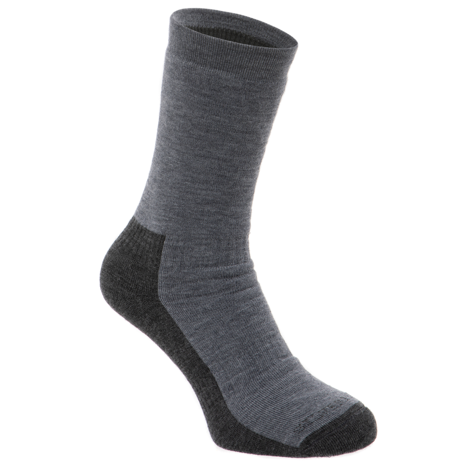 Silverpoint Unisex All Terrain Merino Hiker Socks - 2 Pair Pack (Grey/Green)