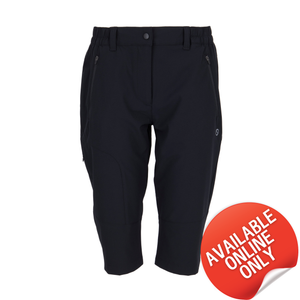 Silverpoint Women's Coniston Light Capri Trousers (Black)