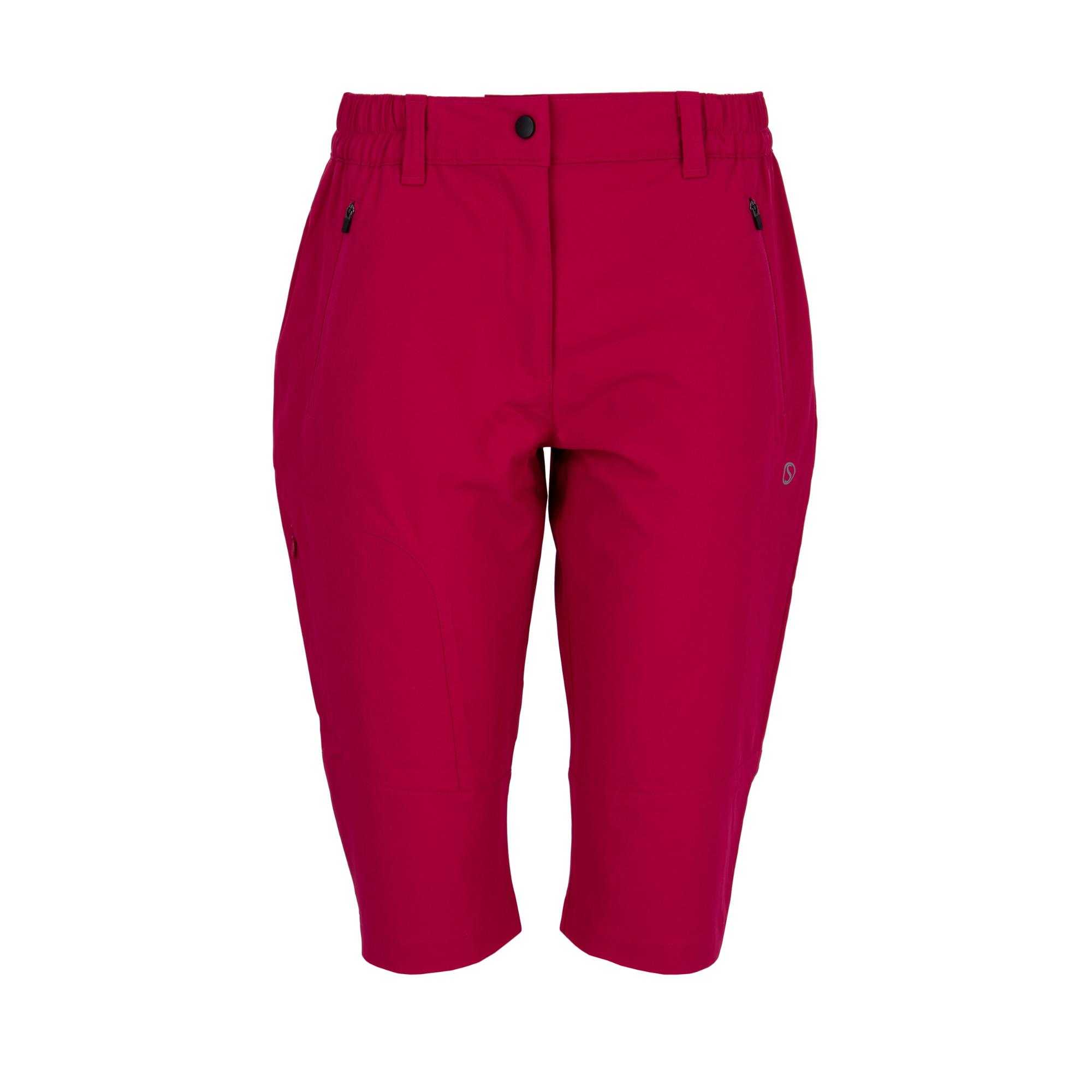 Silverpoint Women's Coniston Light Capri Trousers (Dark Pink)