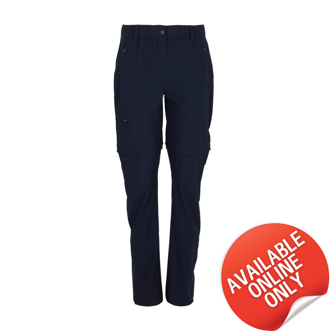 Silverpoint Women's Sandwick Zip Off Convertible Trousers (Navy)