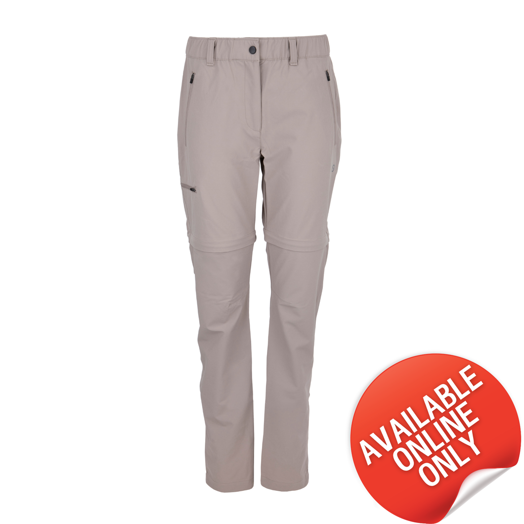Silverpoint Women's Sandwick Zip Off Convertible Trousers (Sand)