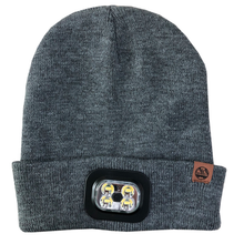 Load image into Gallery viewer, Six Peaks Unisex LED Lighted Beanie Hat (Grey)
