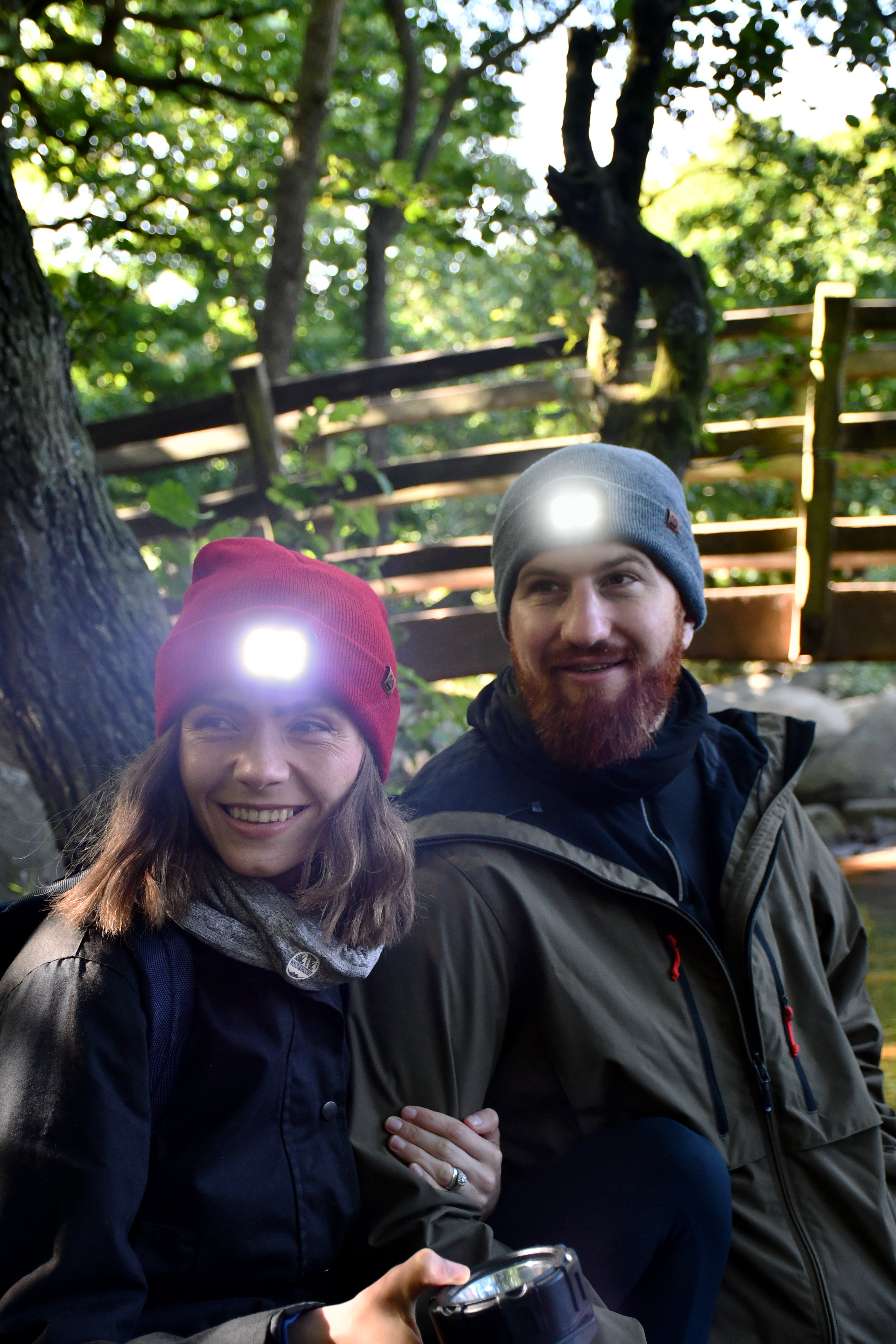 Six Peaks Unisex LED Lighted Beanie Hat (Grey)
