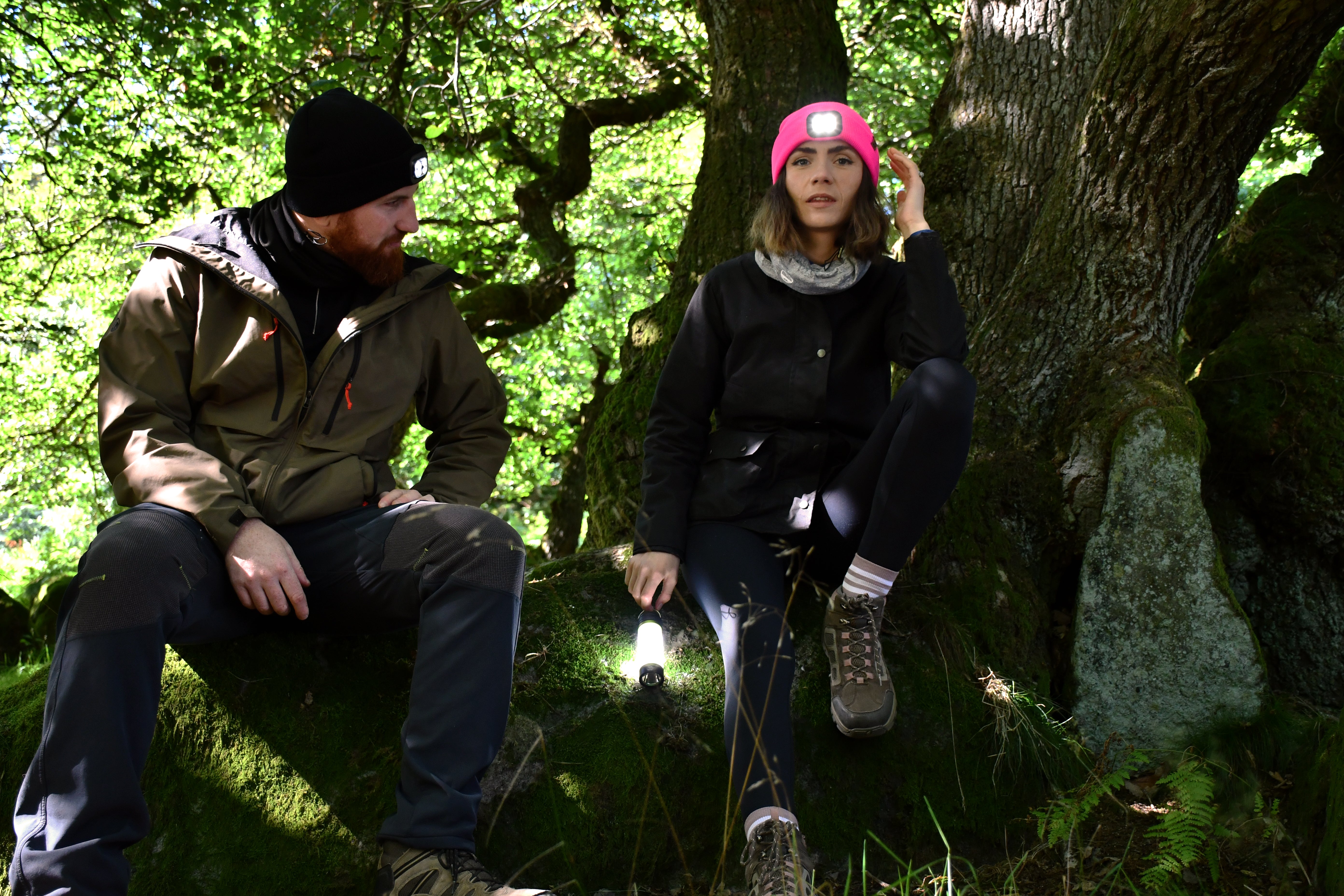 Six Peaks Unisex LED Lighted Beanie Hat (Pink)