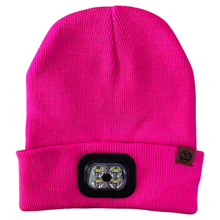 Load image into Gallery viewer, Six Peaks Unisex LED Lighted Beanie Hat (Pink)
