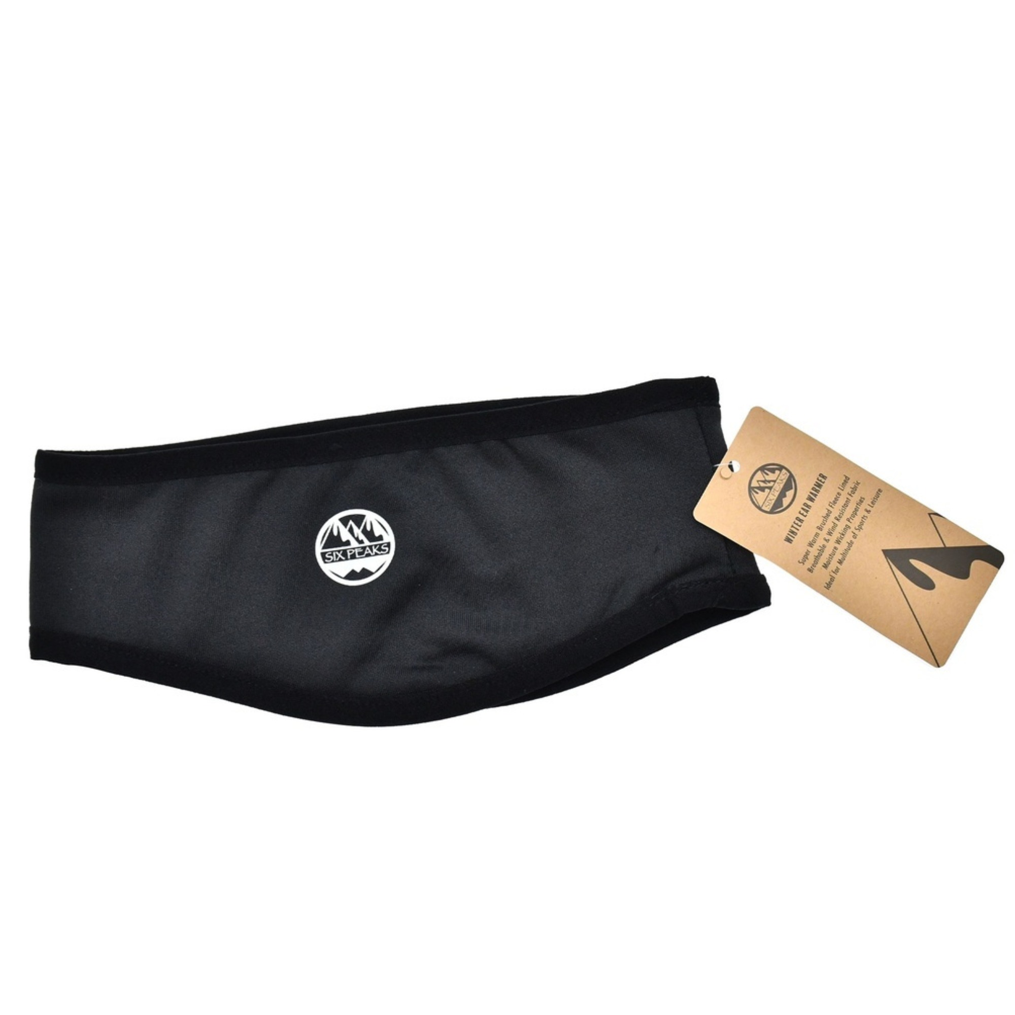 Six Peaks Unisex Winter Ear Warmer (Black)