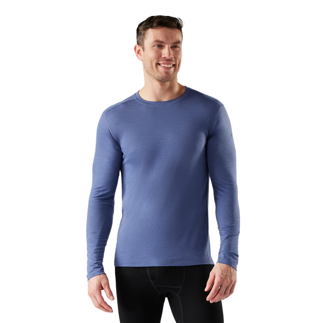Smartwool Men's Classic All-Season Merino 150 Long Sleeve Base Layer Top (Nightfall Blue)