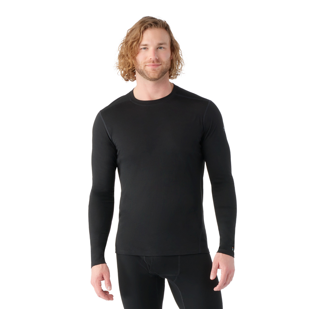 Smartwool Men's Classic All-Season Merino 150 Long Sleeve Base Layer Top (Black)