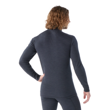 Load image into Gallery viewer, Smartwool Men&#39;s Classic Thermal Merino 250 1/4 Zip Long Sleeve Base Layer Top (Charcoal Heather)
