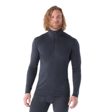 Load image into Gallery viewer, Smartwool Men&#39;s Classic Thermal Merino 250 1/4 Zip Long Sleeve Base Layer Top (Charcoal Heather)
