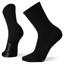 Load image into Gallery viewer, Smartwool Men&#39;s Hike Classic Edition Full Cushion Solid Merino Blend Crew Socks (Black)

