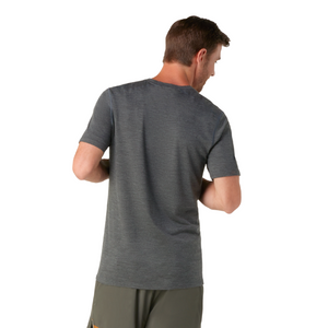 Smartwool Men's Merino Short Sleeve Technical Tee (Boxed)(Iron Heather)