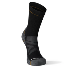 Load image into Gallery viewer, Smartwool Men&#39;s Performance Hike Full Cushion Merino Blend Crew Socks (Black)
