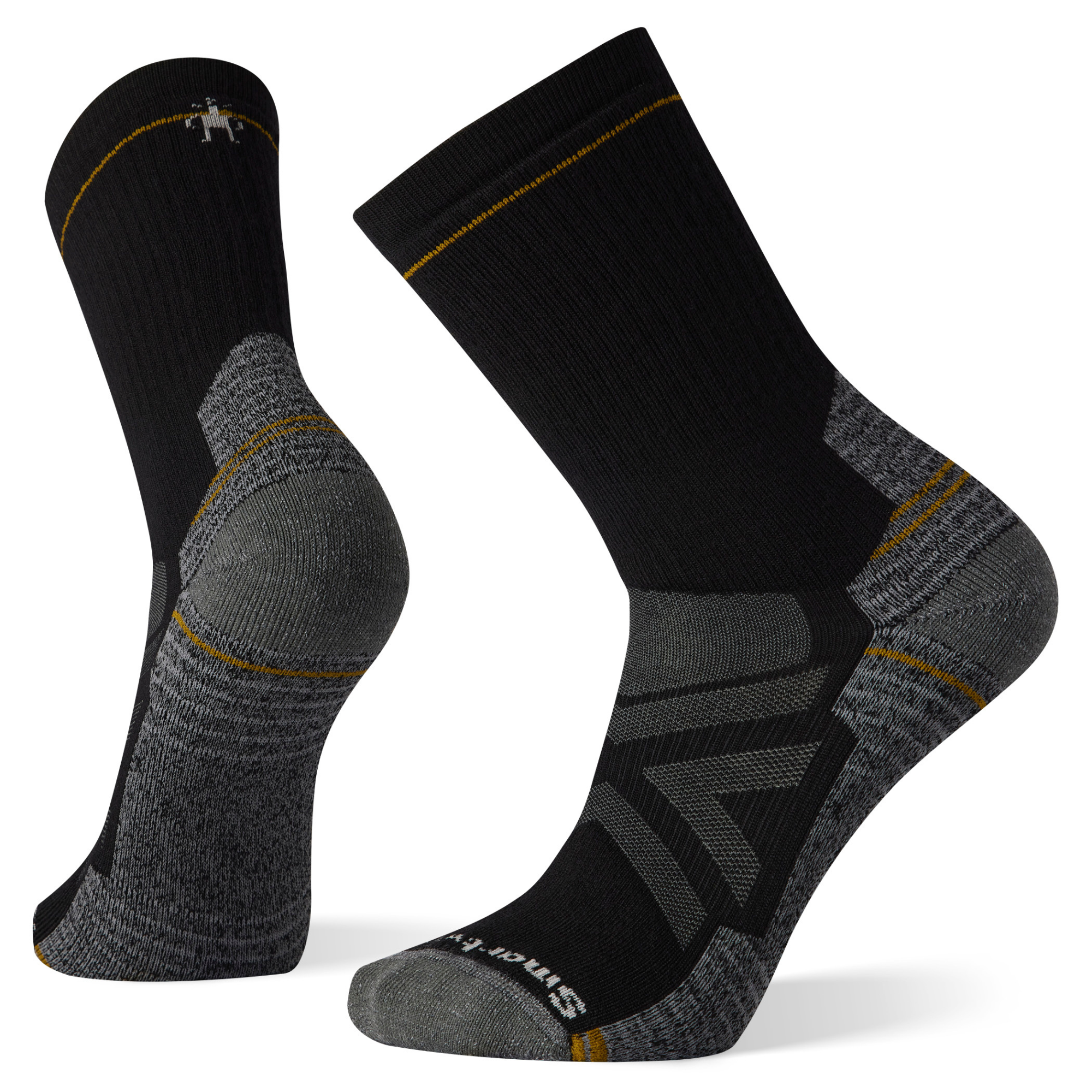 Smartwool Men's Performance Hike Full Cushion Merino Blend Crew Socks (Black)