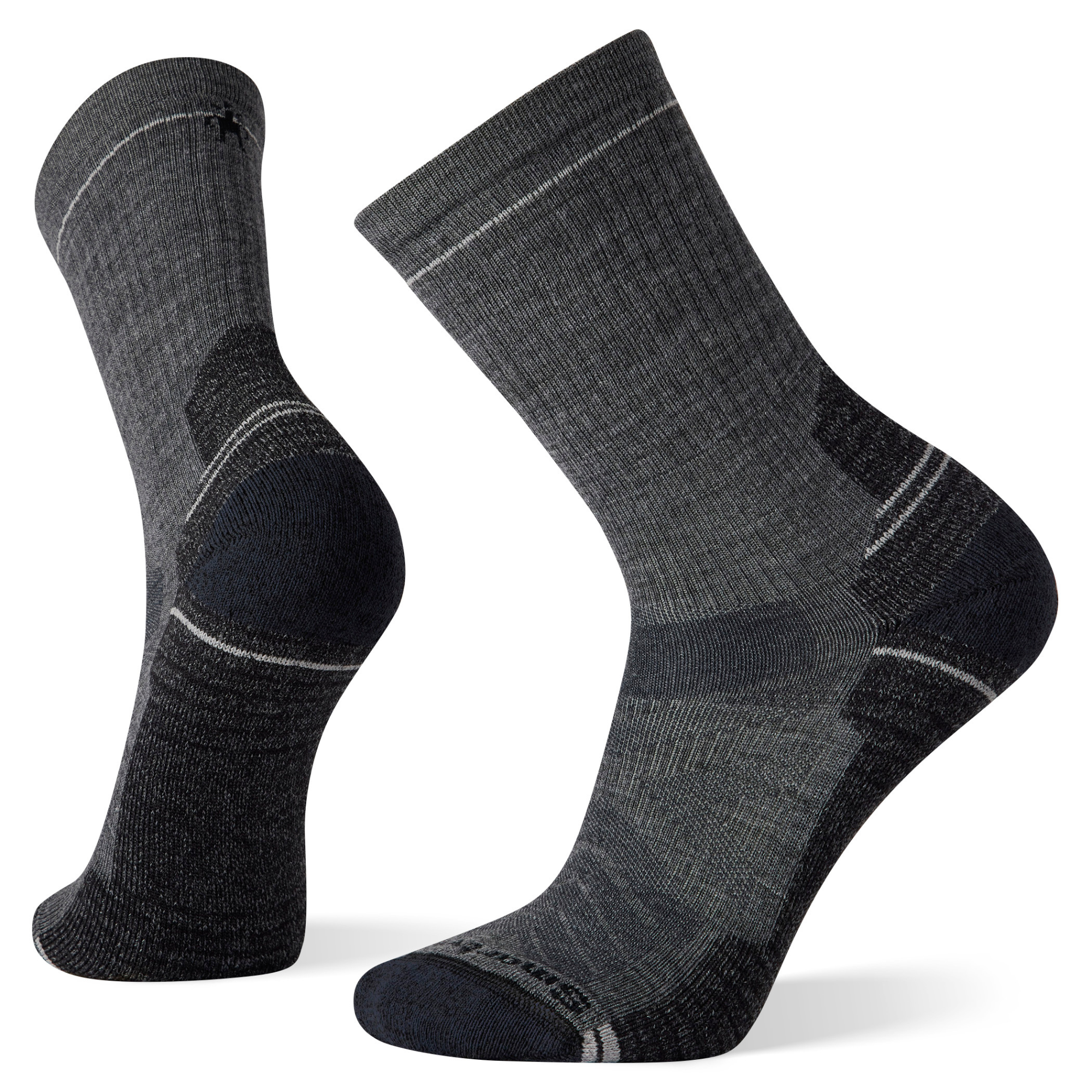 Smartwool Men's Performance Hike Light Cushion Merino Blend Crew Socks (Medium Grey)