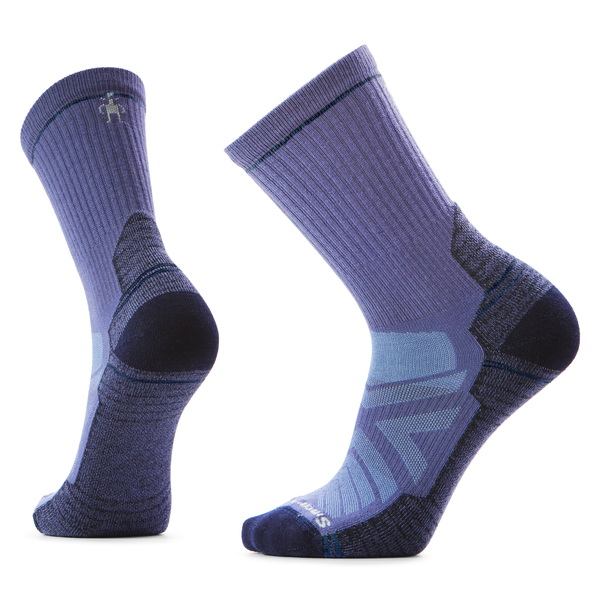 Smartwool Men's Performance Hike Light Cushion Merino Blend Crew Socks (Nightfall Blue)