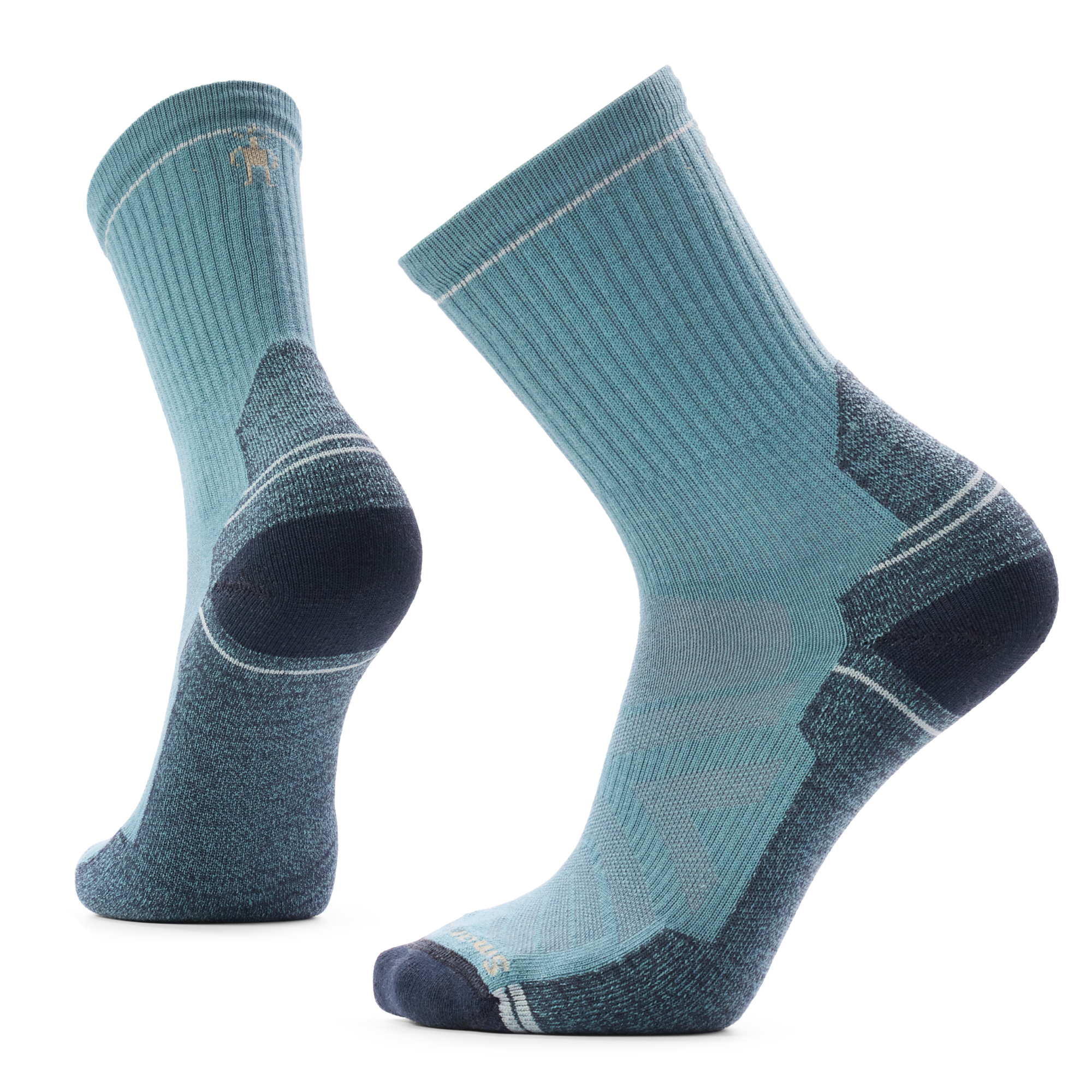 Smartwool Men's Performance Hike Light Cushion Merino Blend Crew Socks Dusty Teal Q65 SW001614