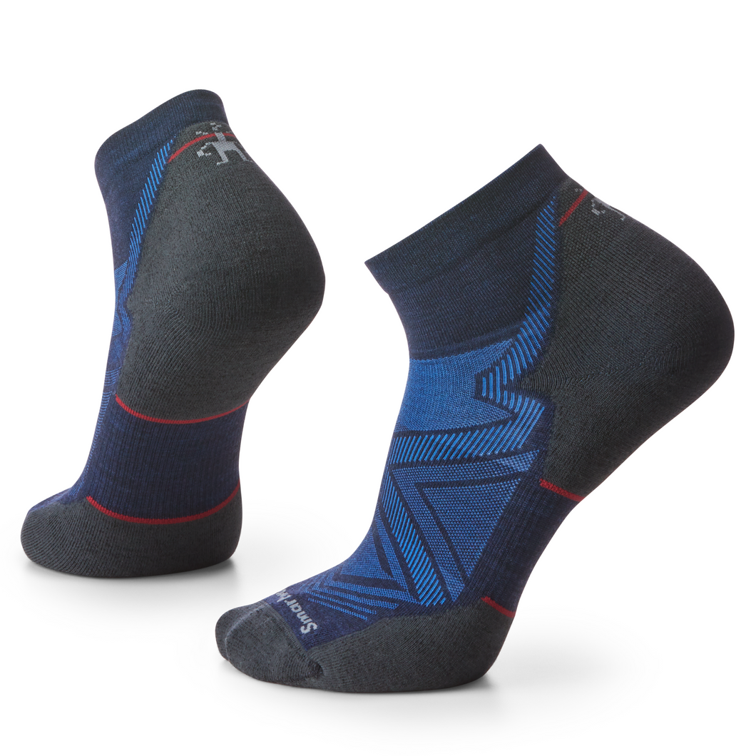 Smartwool Men's Run Targeted Cushion Merino Blend Ankle Socks (Deep Navy)
