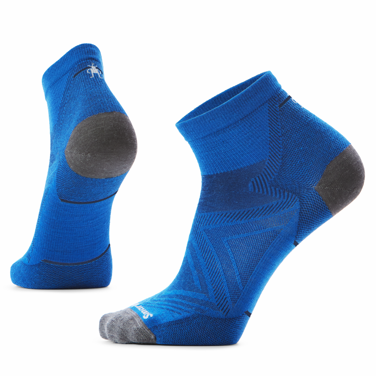 Smartwool Men's Zero Cushion Run Ankle Socks Lagune Blue Deep Navy K89 SW001653