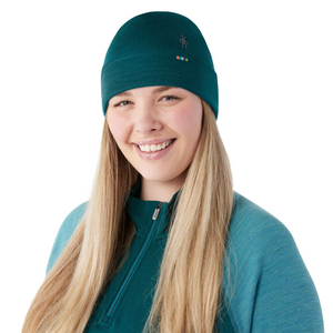 Smartwool Unisex Merino 250 Reversible Cuffed Beanie (Emerald Green)