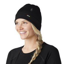 Load image into Gallery viewer, Smartwool Unisex Thermal Merino 250 Reversible Cuffed Beanie (Charcoal)
