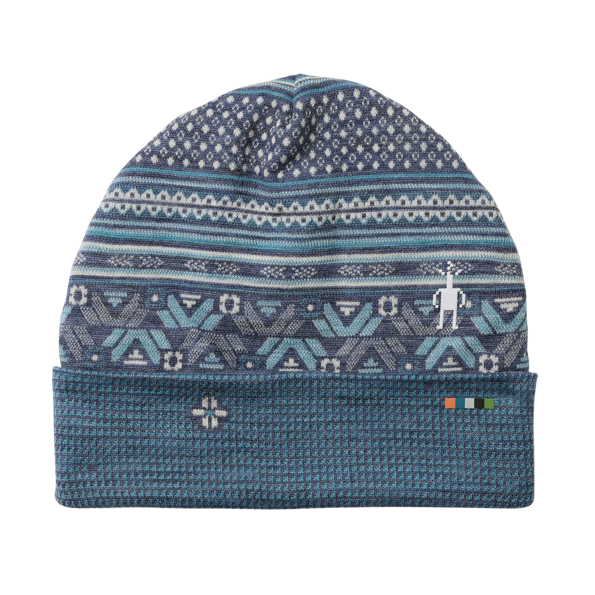 Smartwool Unisex Merino 250 Cuffed Beanie Reversible Nightfall Fair Isle Fun R34 SW0SW956