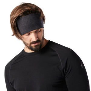 Smartwool Thermal Merino 250 Reversible Headband (Black/Charcoal Heather)