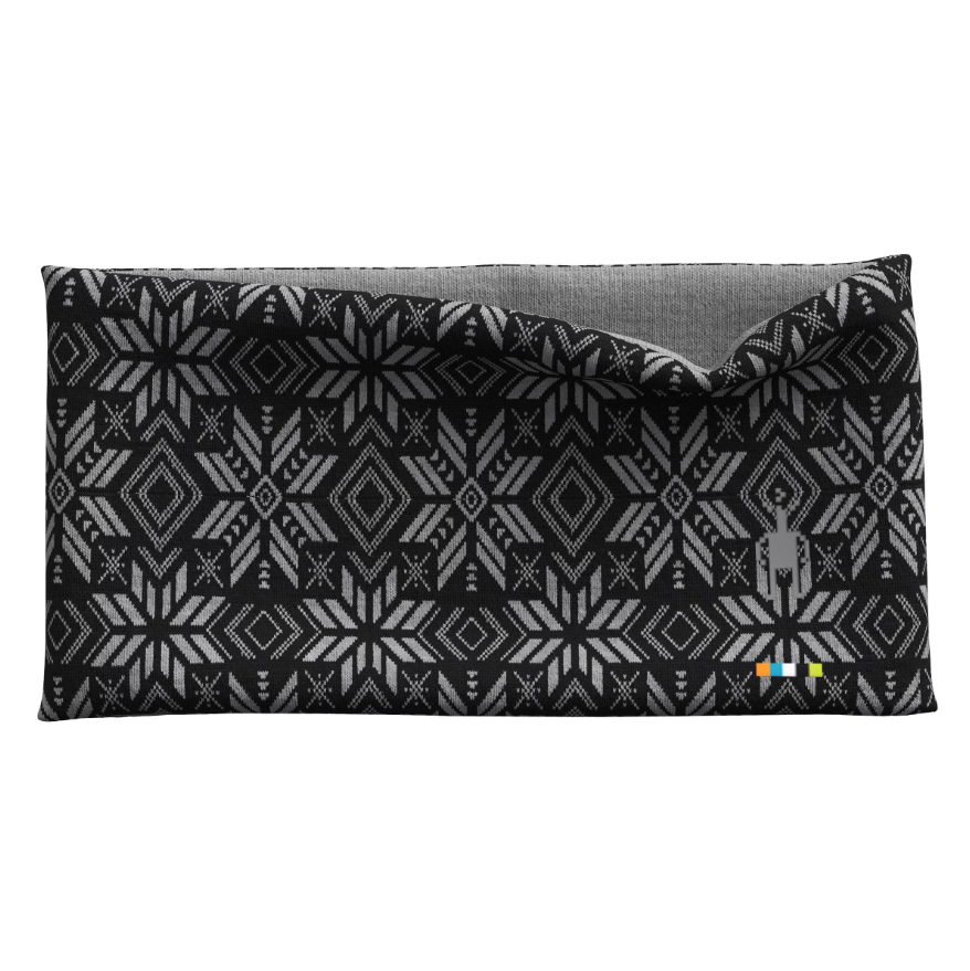 Smartwool Unisex Thermal Merino 250 Reversible Headband (Black Digi Snow)