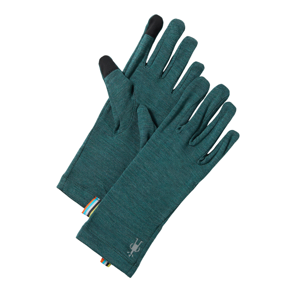 Smartwool Unisex Thermal Merino 250 Gloves Dark Teal Heather R25 SW018132