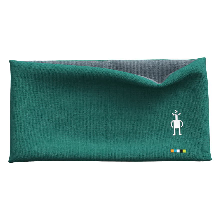 Smartwool Unisex Thermal Merino 250 Reversible Headband (Emerald Green)