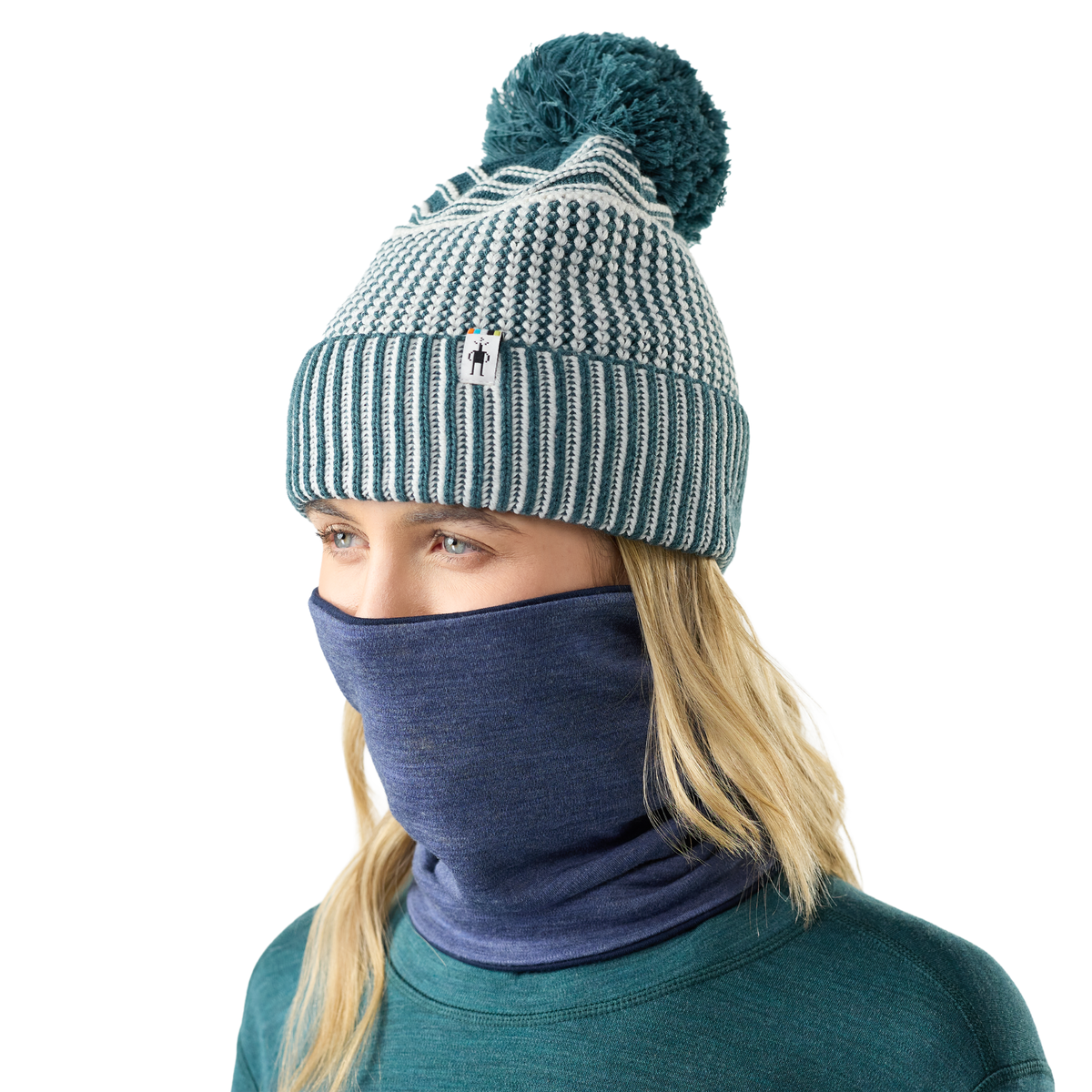 Smartwool Unisex Thermal Merino Reversible Neck Gaiter Nightfall Blue Deep Navy P62 SW017071