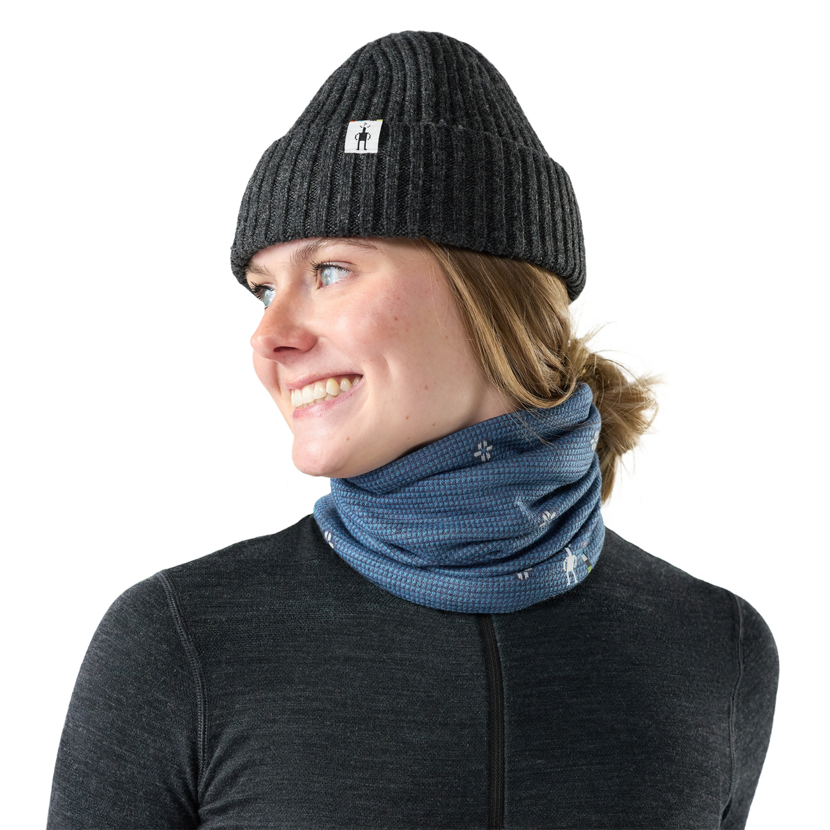 Smartwool Unisex Thermal Merino Reversible Neck Gaiter Nightfall Mini Meadow R44 SW017071
