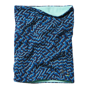Smartwool Unisex Thermal Merino Reversible Neck Gaiter (Pacific Blue Retro Line)