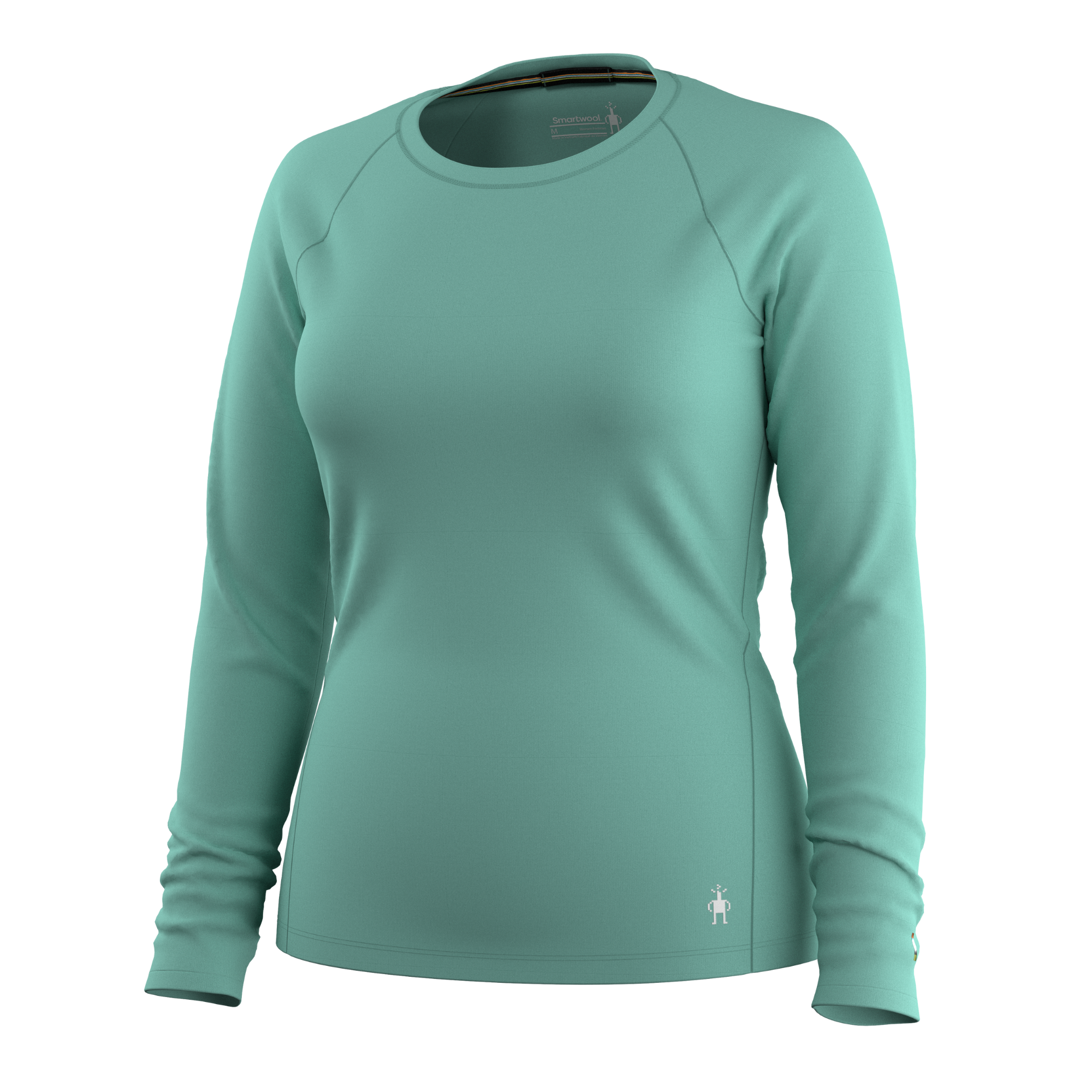 Smartwool Women's All Season Merino 150 Long Sleeve Base Layer Top (Boxed)(Pacific Blue)