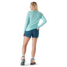 Load image into Gallery viewer, Smartwool Women's All Season Merino 150 Long Sleeve Base Layer Top (Boxed)(Pacific Blue)
