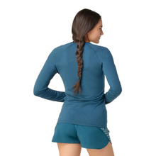 Load image into Gallery viewer, Smartwool Women&#39;s All Season Merino 150 Long Sleeve Base Layer Top (Boxed)(Twilight Blue)
