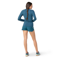 Load image into Gallery viewer, Smartwool Women&#39;s All Season Merino 150 Long Sleeve Base Layer Top (Boxed)(Twilight Blue)
