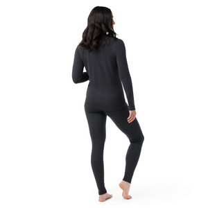 Smartwool Women's Classic Thermal Merino 250 Long Sleeve Crew Neck Base Layer Top (Charcoal Heather)
